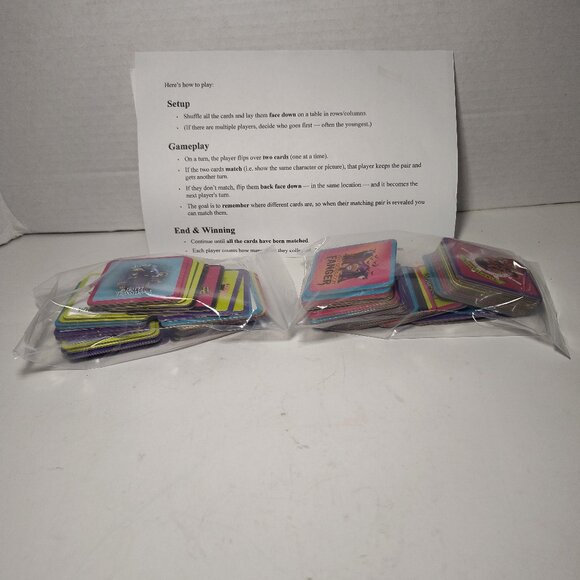 Hotel Transylvania Memory Match Game Educational Learning Excellent Condition - Picture 7 of 7